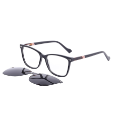Clip-on Acetate Sunglasses Eyeglasses Frame for Women Designer Eyewear 7149