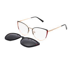 Clip-on metal Sunglasses Eyeglasses Frame for Women Designer Eyewear 6149