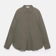 Rustic linen blend shirt