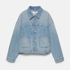 Boxy denim overshirt